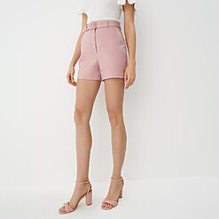 Mohito - Pantaloni scurți cu dungă - Roz-All > shorts