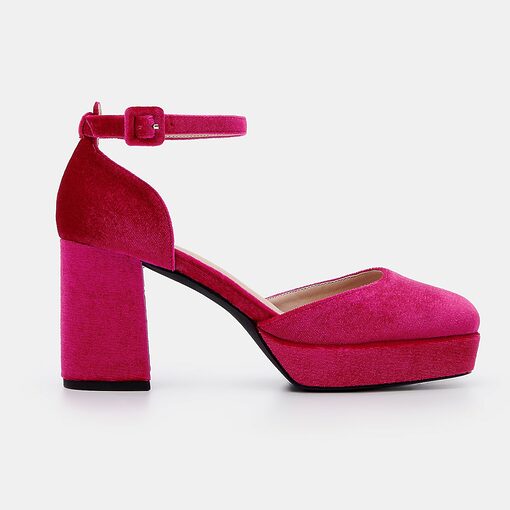 Mohito - Pantofi pe platformă - Bordo-Accessories > shoes
