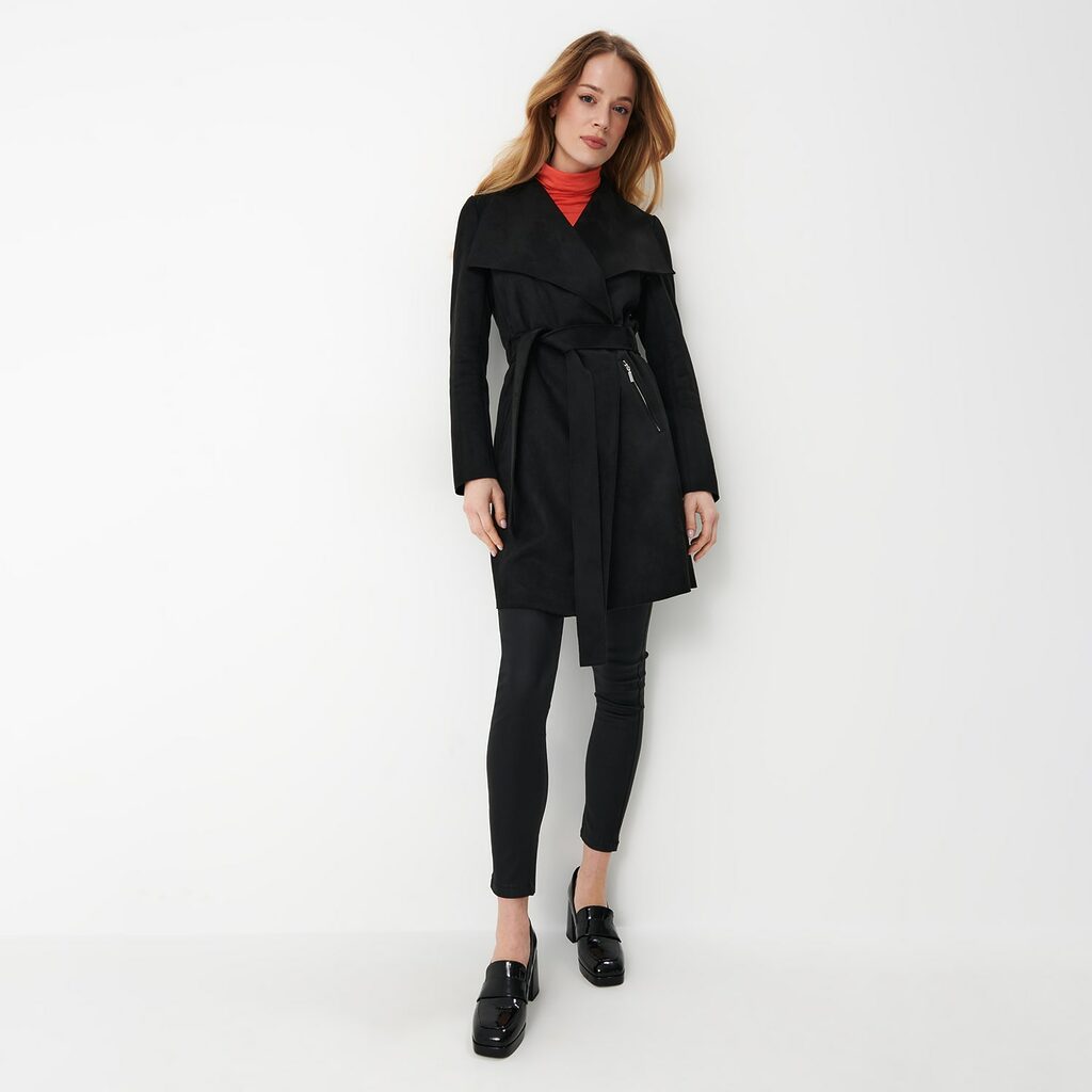 Mohito - Pardesiu cu cordon - Negru-All > outerwear