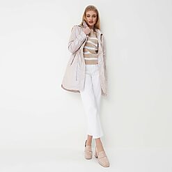 Mohito - Parka cu glugă - Ivory-All > outerwear > spring jackets