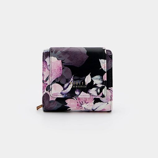 Mohito - Portofel mic cu flori - Multicolor-Accessories > wallets