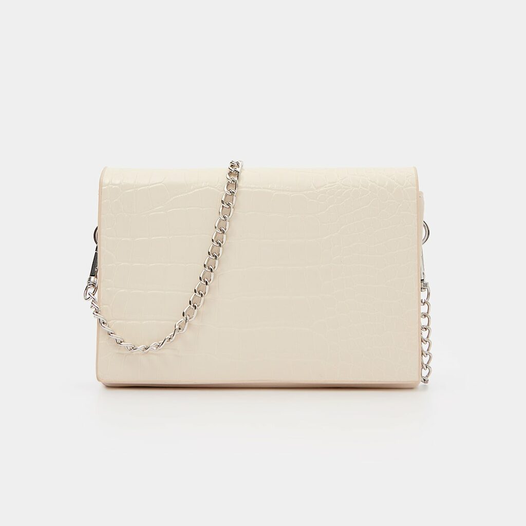 Mohito - Poșetă cu lanț - Ivory-Accessories > bags