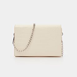 Mohito - Poșetă cu lanț - Ivory-Accessories > bags