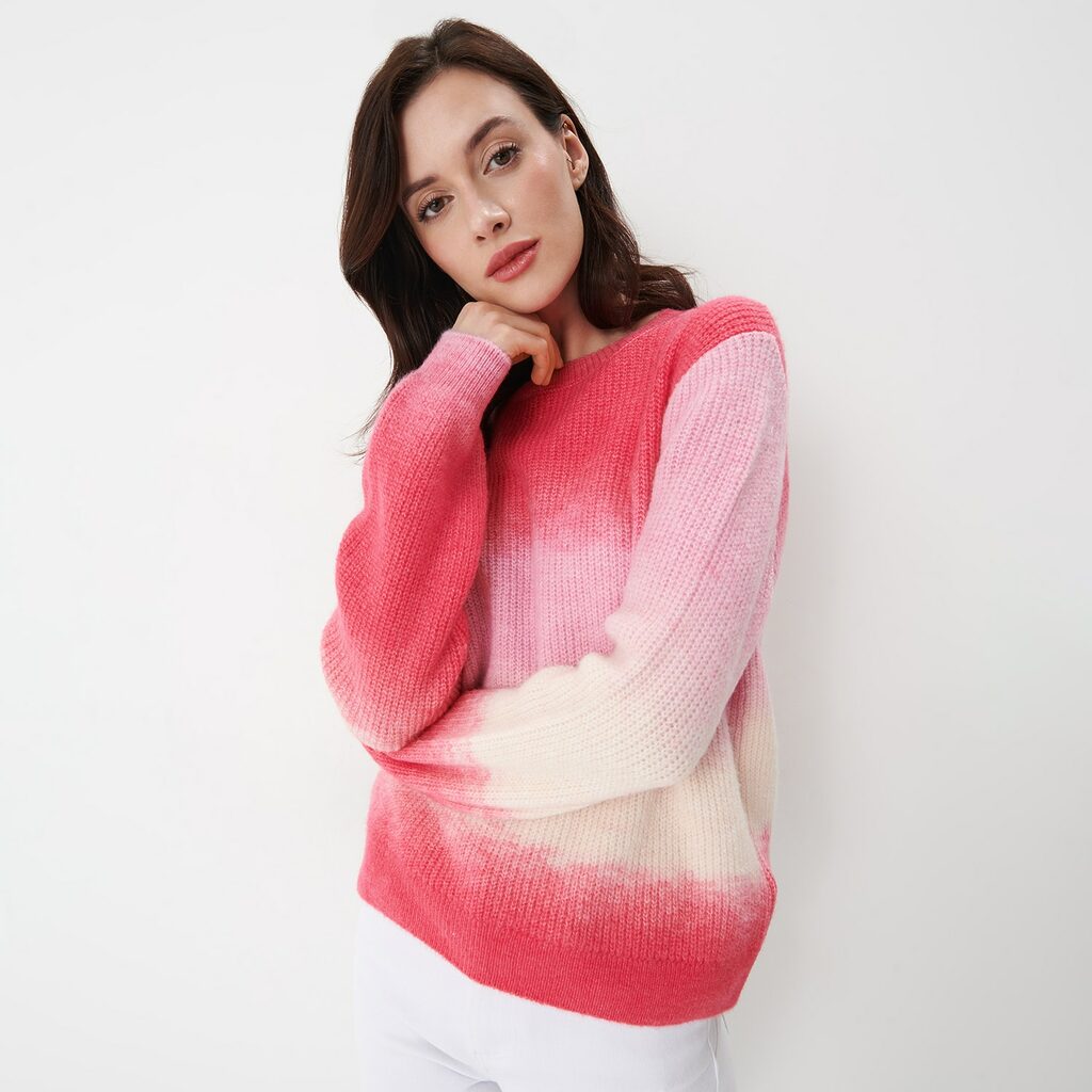 Mohito - Pulover cu efect de gradație - Roz-All > sweaters