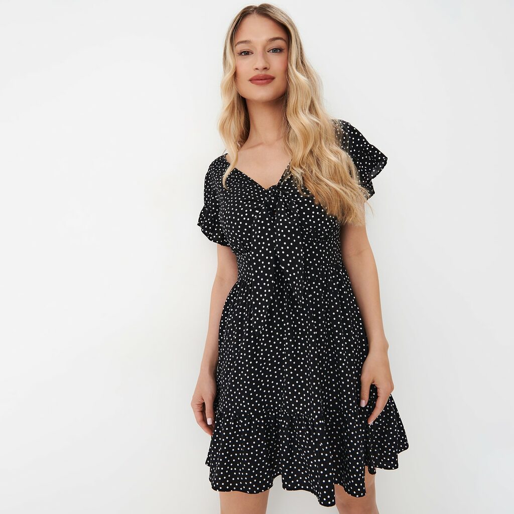 Mohito - Rochie cu buline - Negru-All > dresses