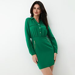 Mohito - Rochie cu croi drept - Verde-All > dresses