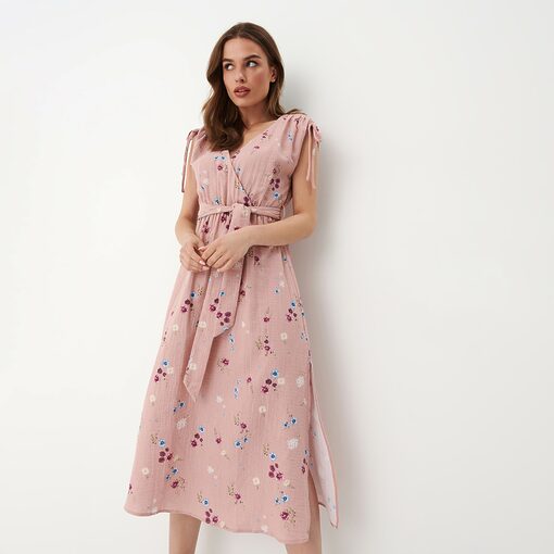 Mohito - Rochie cu mâneci stil chimono - Roz-All > dresses > floral dresses