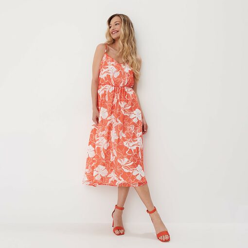 Mohito - Rochie cu model floral - Oranj-All > dresses > floral dresses