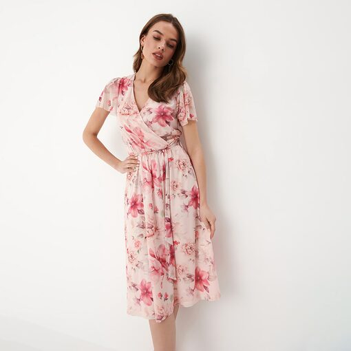 Mohito - Rochie cu model floral - Roz-All > dresses > floral dresses