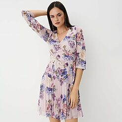 Mohito - Rochie mini cu imprimeu floral - Roz-All > dresses > floral dresses