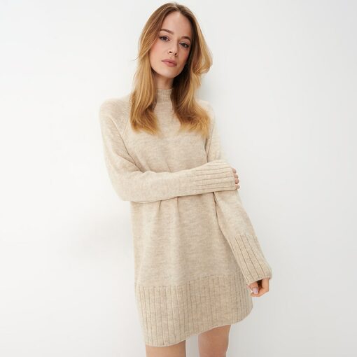 Mohito - Rochie mini tip pulover - Ivory-All > sweaters