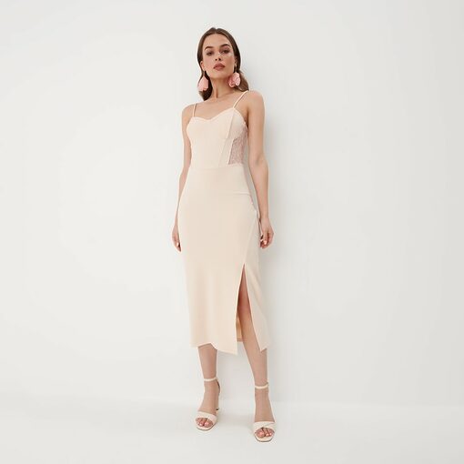 Mohito - Rochie mulată - Ivory-All > dresses > cocktail dresses