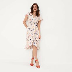 Mohito - Rochie petrecută - Oranj-All > dresses > floral dresses