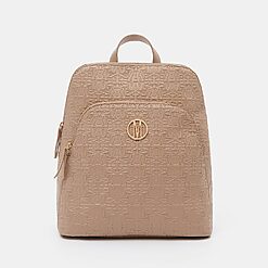 Mohito - Rucsac bej cu monogramă - Bej-Accessories > bags