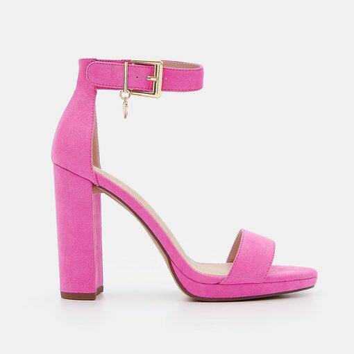Mohito - Sandale roz pe toc - Roz-Accessories > shoes