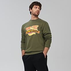 Sinsay - Bluză sport Hot Wheels - Verde-For him > clothes > sweatshirts