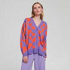 Sinsay - Cardigan oversized cu model - Multicolor-Collection > all > sweaters