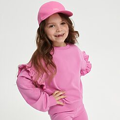 Sinsay - Compleu cu bluză sport și colanți - Roz-Kids > kid girl > sets