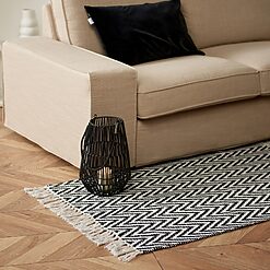 Sinsay - Covoraș - Negru-Home > living room > rugs
