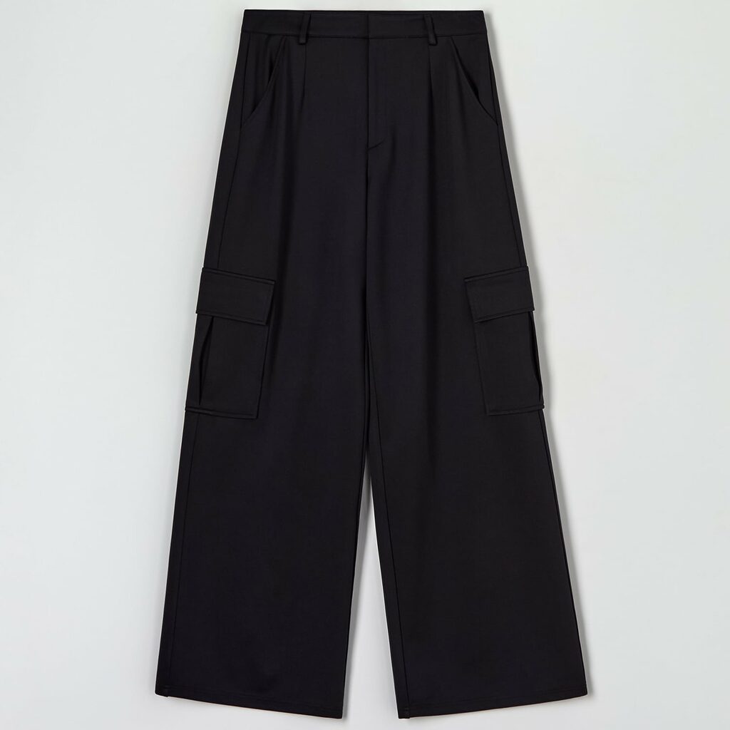 Sinsay - Pantaloni cargo - Negru-Collection > all > trousers