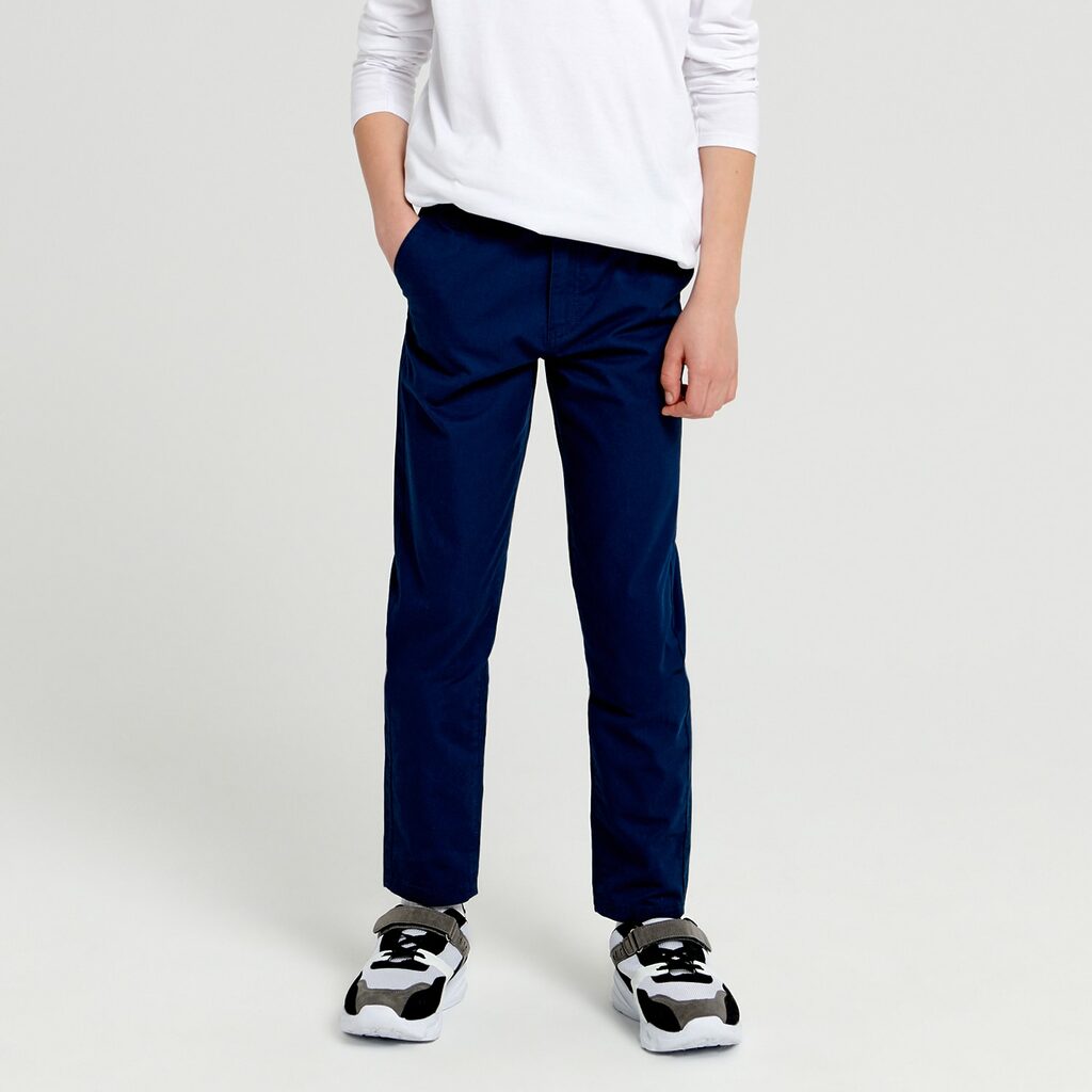 Sinsay - Pantaloni chino - Bleumarin-Kids > preteen boy > trousers