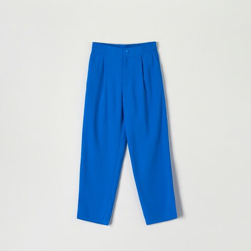 Sinsay - Pantaloni din stofă - Albastru-Collection > all > trousers