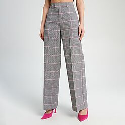 Sinsay - Pantaloni în carouri - Multicolor-Collection > all > trousers