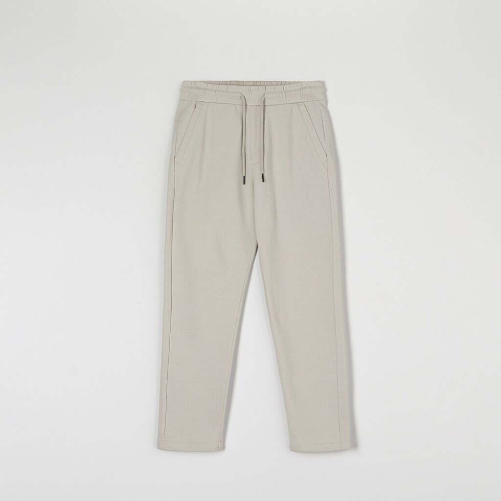 Sinsay - Pantaloni jogger regular - Ivory-For him > clothes > trousers