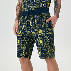 Sinsay - Pantaloni scurți SpongeBob - Bleumarin-For him > clothes > shorts