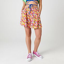 Sinsay - Pantaloni scurți cu imprimeu floral - Multicolor-Collection > all > shorts