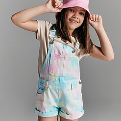 Sinsay - Salopetă cu bretele - Multicolor-Kids > kid girl > shorts