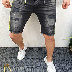 Blugi de barbati scurti elastici DENIM HOUSE BG610 3