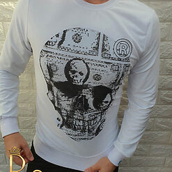 slim fit cu strasuri si imprimeuri premium - BZ184-Maleta/Helanca