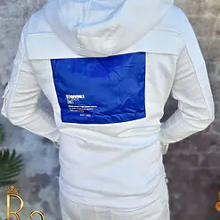 Bluza + pantaloni albi