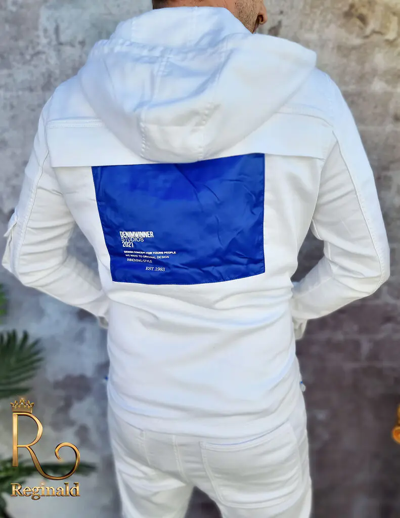 Bluza + pantaloni albi