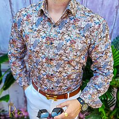 Camasa Reginald de barbati Slim Fit cu imprimeuri CM503 3