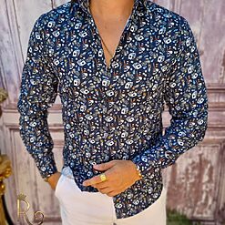 Camasa Reginald de barbati Slim Fit cu imprimeuri CM509 3
