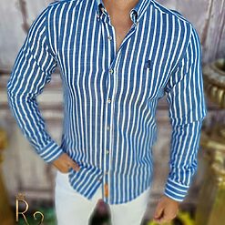 Alba cu dungi albastre - CR41-Camasi