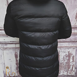 Geaca de barbati lunga foarte groasa cu gluga GC749 3