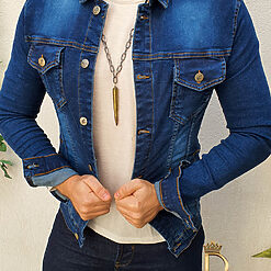 Geaca de blug Slim Fit de barbati elastica GB35 1