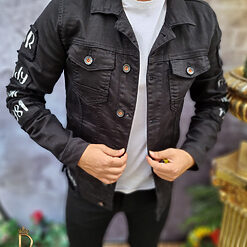 Neagru deschis cu imprimeuri - GB129-Reduceri