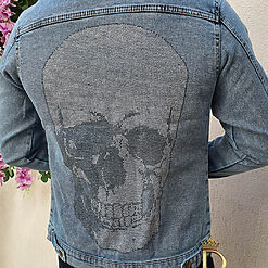 Geaca de blug pentru barbati Slim Fit Skeleton Skull GB31 4