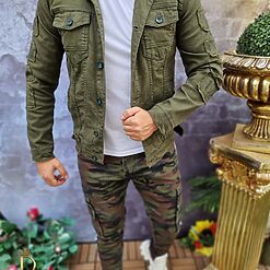 Verde cu imprimeuri - GB133-Reduceri