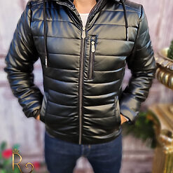 Geaca de iarna barbateasca gluga detasabila GC638 3
