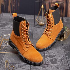 din piele întoarsă 100% naturala - GH122-Ghete