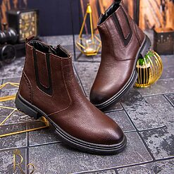 Ghete de barbati Maro din piele 100 naturala GH128 2