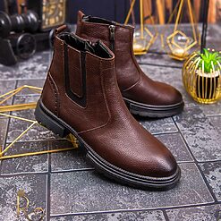 Ghete de barbati Maro din piele 100 naturala GH128 3