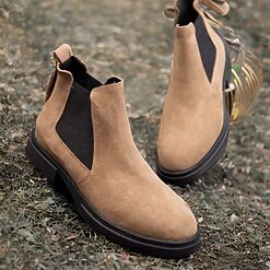 Ghete de barbati Maro din piele intoarsa 100 naturala GH126 3