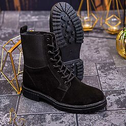 din piele întoarsă 100% naturala - GH121-Ghete