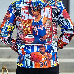 Basket Fans din fâș cu gluga